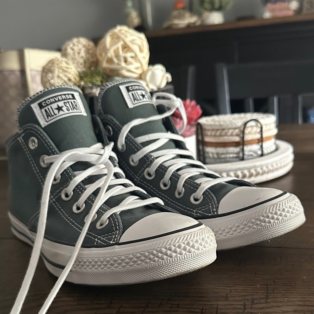 Converse Kids High-Top Sneakers - Dark Green